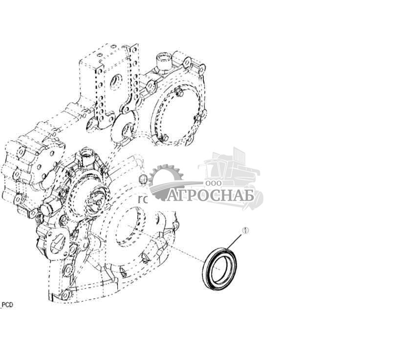 9901 Переднее масляное уплотнение 